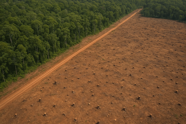 रात 3 बजे की ग्राउंड रिपोर्ट: पुलिस पहरे में चल रही पेड़ों की बड़े पैमाने पर कटाई