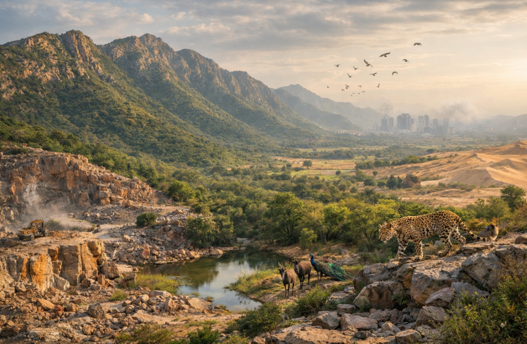“अरावली पर्वतमालाः संकट में प्रकृति की पुरानी ढाल”