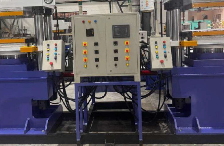 SEMI AUTOMATIC RICE HUSK PLATE MANUFACTURING PLANT